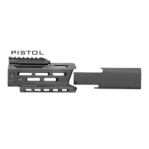 Strike Industries - Ochranný kryt pro CZ Scorpion 3+ Micro - M-LOK - Černý - SI-CEVO-3PLUS-MHG-BK