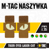 M-Tac - Laserem řezané nášivky Tiger Eyes - pár - Coyote - 51140005