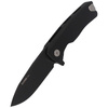 LionSteel - Zavírací nůž s hliníkovou černou / černou čepelí - ROK A BB