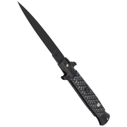 Frank Beltrame - Pružinový nůž Stiletto Kevlar 23 cm - FB 23/KEV BLK