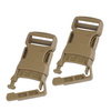 Tasmánský tygr - SR 25 Bezpečnostní přezky QA - 2 ks. - Coyote Brown - 7278.346