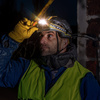 Fenix - LED svítilna / čelovka HM75R - 1600 lumenů - 5000 mAh - USB-C - černá / žlutá - 039-600
