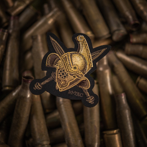 M-Tac - Nášivka na přilbu Gladiátor - výšivka - 500D Cordura - zlatá - 51374002
