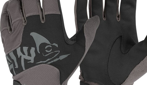 Helikon - Univerzální taktické rukavice Light® - černá / stínově šedá - RK-ATL-PO-0135A