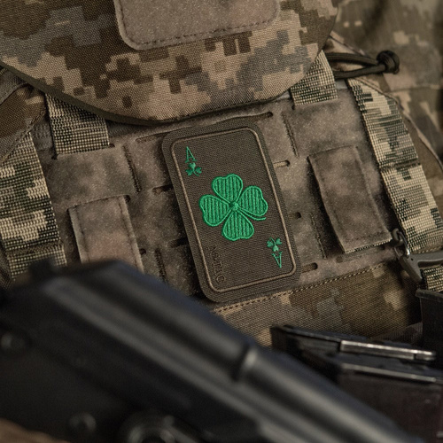 M-Tac - nášivka Lucky Card - Cordura 500D - Clover - Ranger Green - 51391023