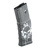 MFT - Polymerový zásobník Extreme Duty Punisher Skull pro AR-15 / M4 - 5,56 x 45 mm/.223 - 30 nábojů - černý - EXDPM556D-PSS-WH