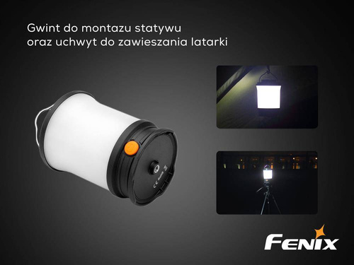 Fenix - Kempingová LED svítilna - 650 lumenů - 18650 - černá - CL30R