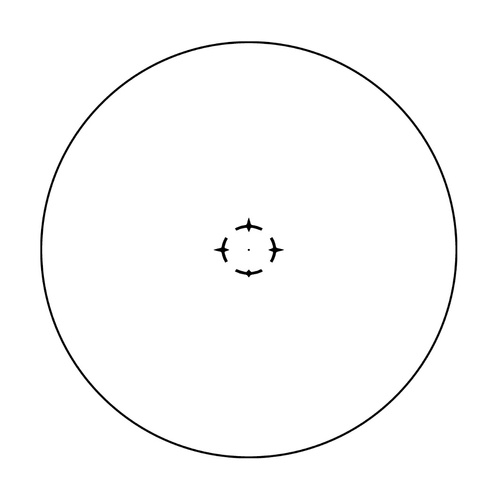 Vector Optics - Prism Sight Paragon 1x18 X-Mini - Černá - SCPS-M10