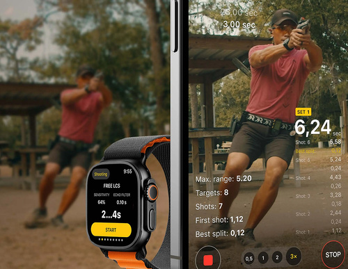 Shooters Global - Střílecí časovač SG Timer 2 - USB-C - Bluetooth - NFC