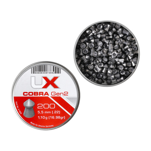 UX - Diabolo Pellets Cobra gen 2. - 5,5 mm - 200 kusů - 4.1929