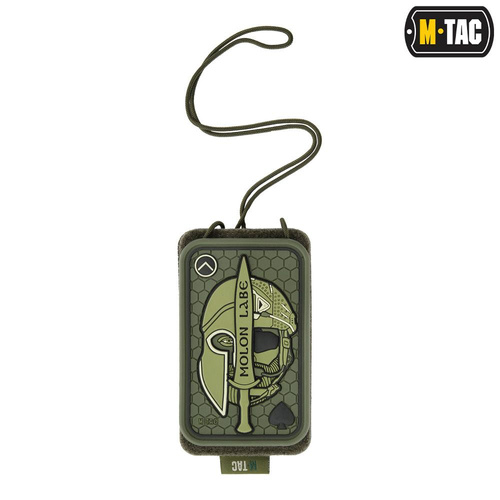 M-Tac - Držák na odznaky s průhledným panelem - zelený Ranger - 10131023