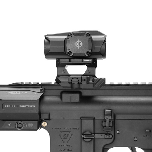 Strike Industries - Držák QD pro kolimátory T1/T2 - Picatiny - Černý - SI-T1-QDRA-BK