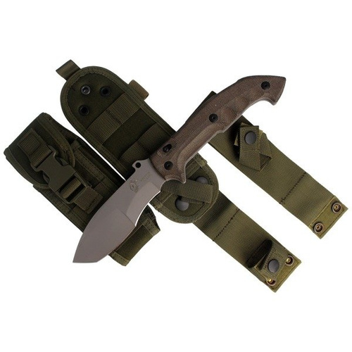 FOX - Zavírací nůž Tracker Mesquaki Micarta Green 135 mm - FX500