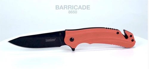 Kershaw - Záchranářský nůž Barricade 8650 - 8Cr13MoV - Orange - 8650