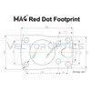 Vector Optics - Vodováha s lupou X-ACCU - 34 mm - černá - SCTR-02