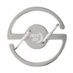 Nite Ize - Karabina s medailonem - ocel - stříbrná - MKC-11-R3