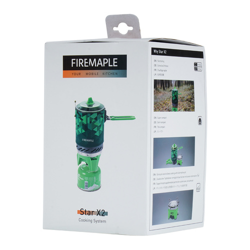 Fire Maple - Star X2 Camping Stove - plynový - zelený - FMS-X2
