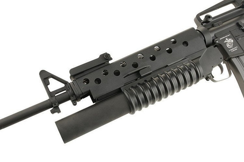 Specna Arms - replika karabiny SA-G02 ONE™ s granátometem M203 - černá