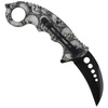 Herbertz Solingen - Zavírací nůž Karambit Skulls Design - AISI 420 - 572413