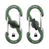 Nite Ize - S-Biner MicroLock Aluminum - 5 balení - různé barvy - LSBMA-A2-5R7