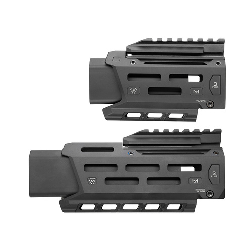 Strike Industries - Ochranný kryt pro CZ Scorpion 3+ Pistol - M-LOK - Černý - SI-CEVO-3PLUS-PHG-BK