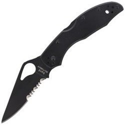 Spyderco - Nůž Byrd Meadowlark™ 2 Stainless Black / Black Blade CombinationEdge - BY04BKPS2