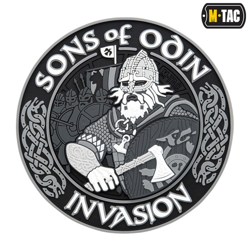 M-Tac - 3D PVC nášivka Sons of Odin - černá/šedá - 51137211