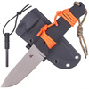 BlackFox - Nůž pro přežití Vesuvius - D2 - Black - BF-710 D2