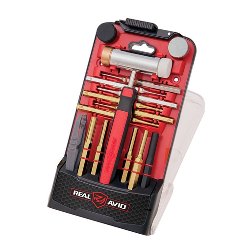 Real Avid - kladivo Accu-Punch™ se sadou mosazných a ocelových děr - AVHPS-B