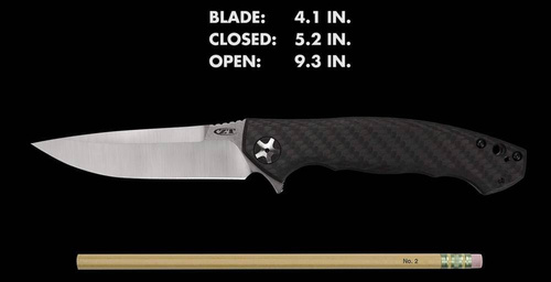 Zero Tolerance- Zavírací nůž ZT Sinkevich 0452CF - CPM-S35VN - Black - 0452CF