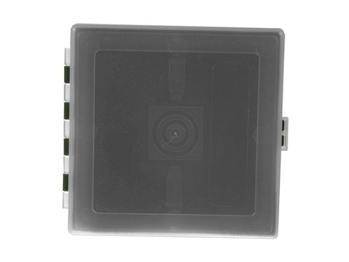 Megaline - přepravní box - 11x11x3,5 cm - zelený-průhledný - 607/0001GT