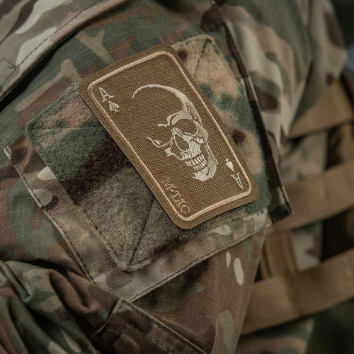 M-Tac - Morální nášivka Face of War - Cordura - Coyote - 51389005