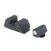 TruGlo - Noční mířidla Tritium-X - Glock 17/19 - nízká - bílý obrys - TG231G1XW