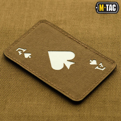 M-Tac - Nášivka Ace of Spades - Cordura 500D - Coyote / Fluorescent - 51109599