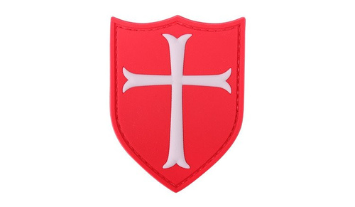 4TAC - 3D záplata - Crusader - červená