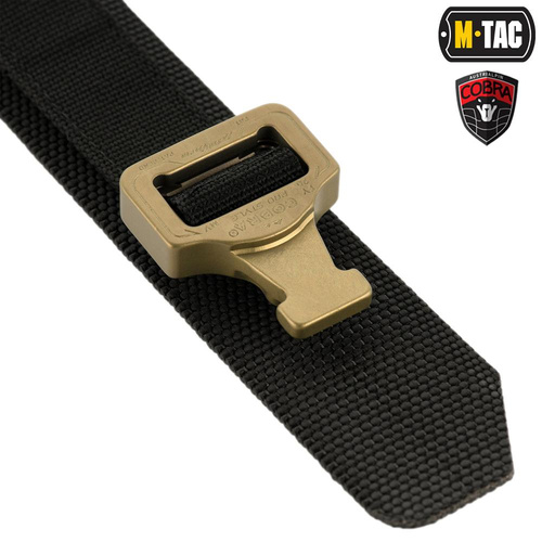 M-Tac - Taktický opasek s přezkou Cobra - černý - 10126002