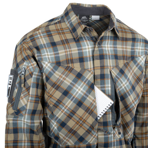 Helikon - Flanelová košile MBDU® - Timber Olive Plaid - KO-MBD-PO-PF