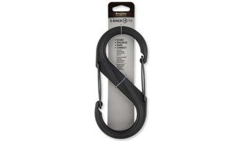 Nite Ize - S-Biner #8 Plastic Black Gate - černý - SBP8-03-01BG