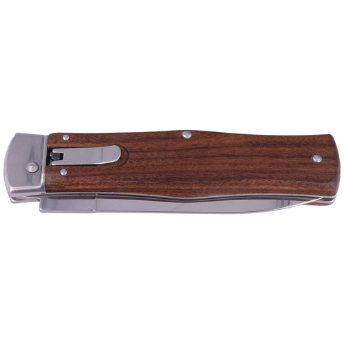 Mikov - Pružinový nůž Predator Rosewood - hnědý - 241-ND-1/N CLIP