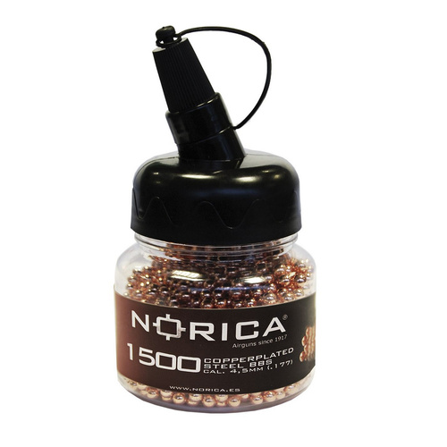 Norica - Měděné kuličky do vzduchovky - 1500 ks - 4,5 mm - 197.00. 101
