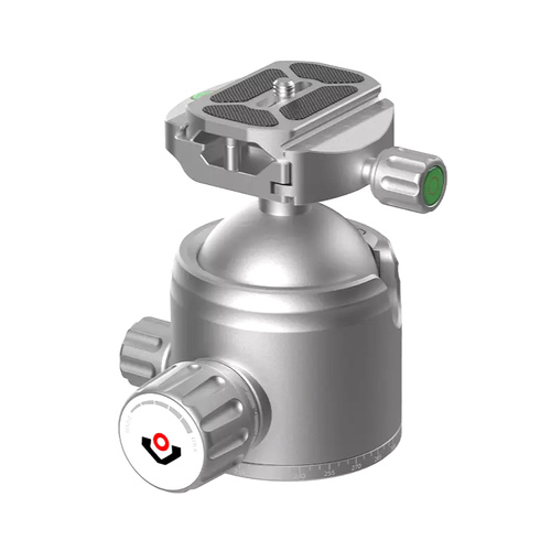 Rokstad - Kulová hlava 56 mm pro závit 3/8"-16 - Picatinny/ARCA - Šedá - RSRH-02