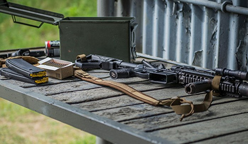 Helikon - Dvoubodový závěs na karabinu - Coyote Brown - ZW-RFS-PO-11