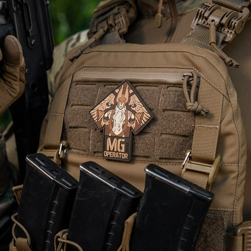 M-Tac - Nášivka operátora MG - PVC - Coyote - 51348205
