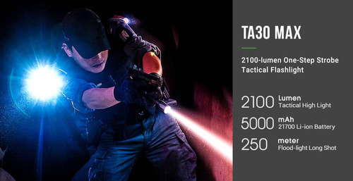NEXTorch - Nabíjecí LED svítilna TA30 MAX - 2100 lm - TA30 MAX