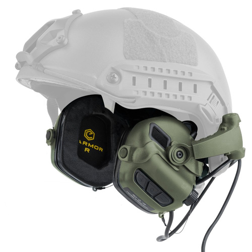 Earmor - Sada pro montáž na lištu M16 pro Earmor Mark 3 na lišty ARC - zelená barva