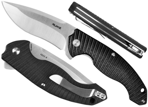 Ruike - Zavírací nůž P852-B - černý - 340-027