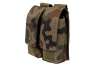 GFC Tactical - Dvojité pouzdro na zásobníky typu AK / AR - MOLLE - Nylon - vz. 93 PL Woodland - GFT-19-016371