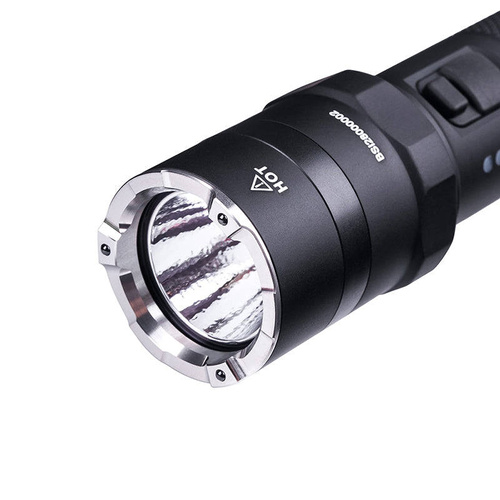 NEXTorch - LED taktická svítilna P84 s baterií 4800 mAh - 3000 lm - černá - P84