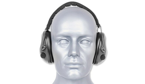 Mil-Tec Plus - Aktivní sluchátka EED - černá - 16243002
