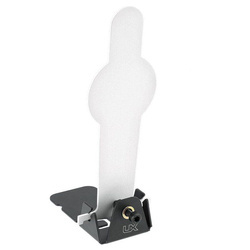 Umarex - Střelecký terč 3 - silueta - 17 cm - ocel - bílá - 3.2203